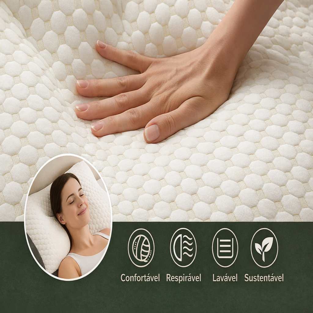 Almofada SpineCare - Redescobre o prazer de dormir sem dores